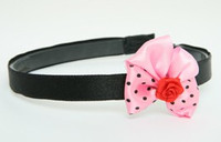 Flower red light pink bow & flower