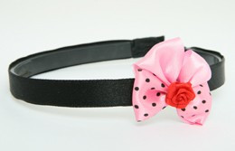 Flower red light pink bow & flower