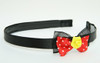 Flower yellow red bow & flower