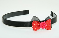 Flower D.pink red bow & flower