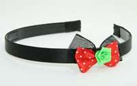 BR flower green red bow & flower