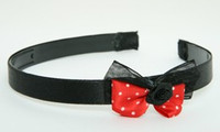 BR flower black red bow & flower