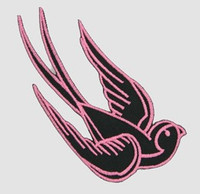 Long swallow pink right 