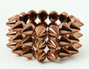 Brown spiky studs bracelet