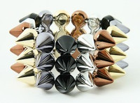 BL-S-BR-G-GR spiky studs bracelet