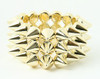 Gold spiky studs bracelet