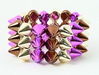 BR-G-P spiky studs bracelet
