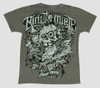 Back - Skull rose grey minute mirth 