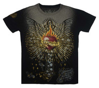 Front - Cross wings black minute mirth