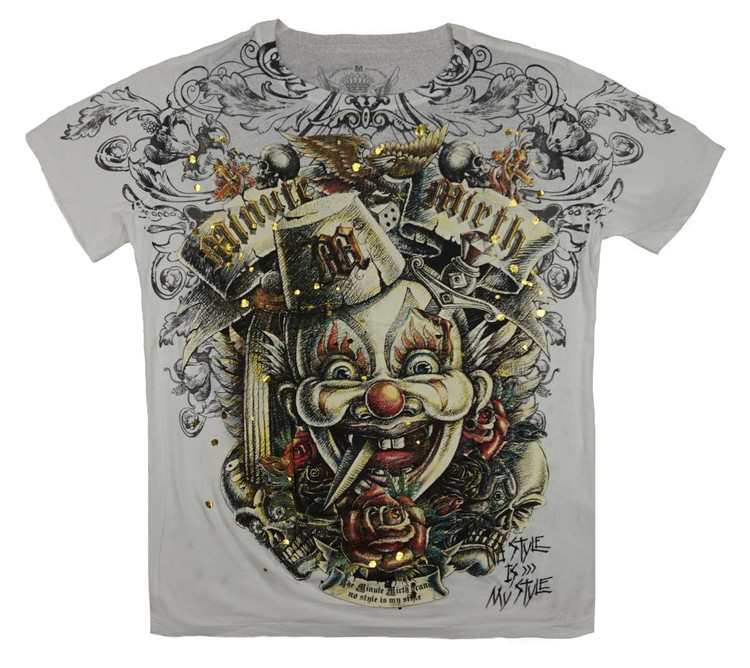 Front - MM clown white minute mirth 