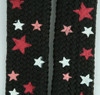 Star S black-D pink-WH star shoelace