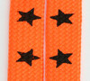 Star big orange star shoelace