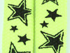 Star line yellow star shoelace