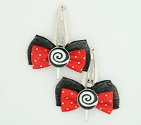 Black-Red / lolly white red sweet