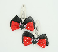 Black-Red / heart horn pink red sweet