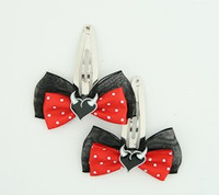 Black-Red / heart horn white red sweet