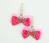 D.Pink / heart bone red-black dark pink sweet