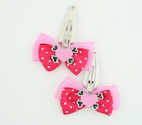 D.Pink / heart bone pink-black dark pink sweet