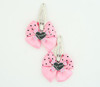 L.Pink / heart bone black-pink light pink sweet