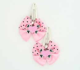 L.Pink / heart bone pink-black light pink sweet
