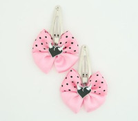 L.Pink / heart horn white light pink sweet