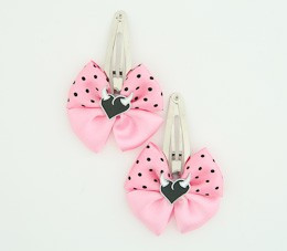 L.Pink / heart horn white light pink sweet