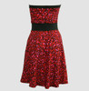 Back - DB leopard red strapless pin up