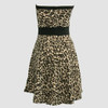 Back - DB leopard brown strapless pin up