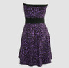Back - DB leopard purple strapless pin up