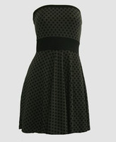 DB dot L grey strapless pin up