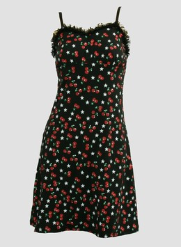 Front - DL cherry star lace pin up