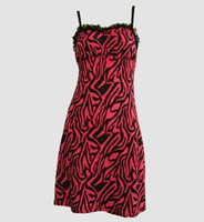 Front - DL zebra pink lace pin up