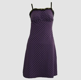 Front - DL dot L purple lace pin up