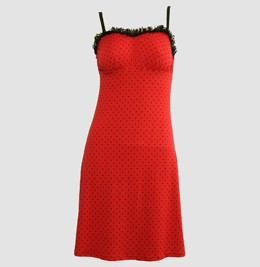 Front - DL dot S red lace pin up