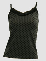Front - PL dot L grey lace top pin up