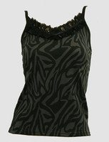 Front - PL zebra grey lace top pin up