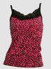 Front - PL leopard pink lace top pin up
