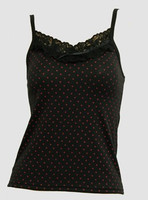Front - PL dot S black-red lace top pin up