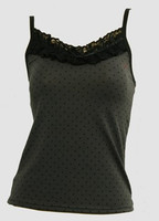 Front - PL dot S grey lace top pin up