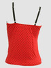 PL dot S red-black lace top pin up