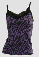 Front - PL zebra purple lace top pin up