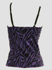Back - PL zebra purple lace top pin up