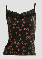 Front - PL cherry lace top pin up