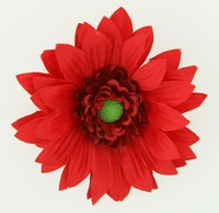 M daisy red medium flower