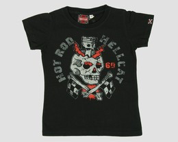 Front - HR sparkplug skull hotrod hellcat