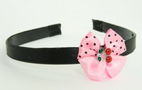 LP cherry small light pink bow & sweet