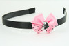 L.Pink / heart horn white light pink bow & sweet