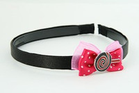 D.Pink / lolly red dark pink bow & sweet