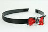 Black-Red / heart bone black-white red bow & sweet