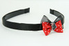 Black-Red / heart horn red Red bow & sweet